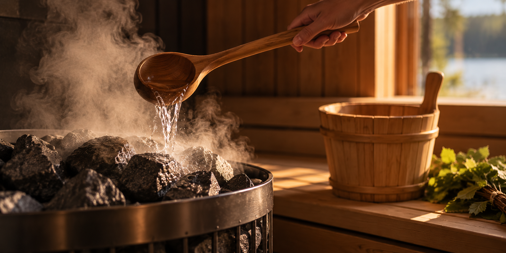 Illustration for The ladle and the bucket. Small tools, big role