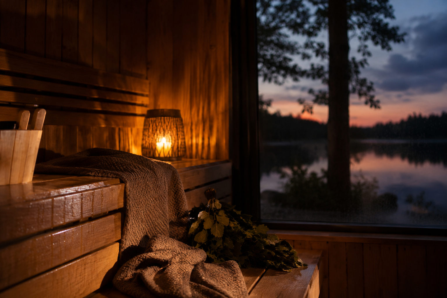 Illustration for Sauna and Sleep. What the evening session actually does